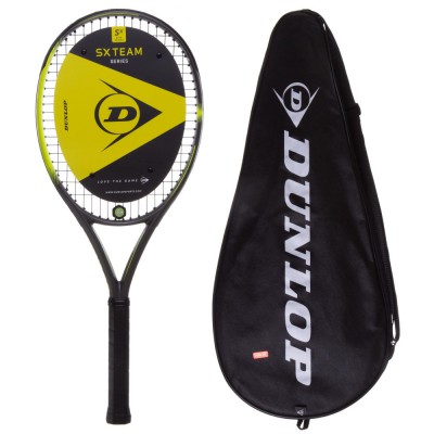 Ракетка для великого тенісу DUNLOP SX TEAM 260 DL10297617 L3 чорний-салатовий Код DL10297617(Z)