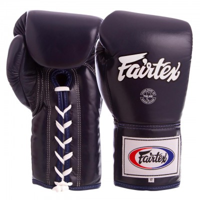 Рукавиці боксерські шкіряні на шнурівці FAIRTEX BGL6 (р-р 10-16oz, кольори в асортименті)