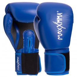 Рукавиці боксерські PU на липучці MAXXMMA GB01S (р-р 10-12oz, кольори в асортименті)