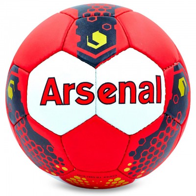 М'яч футбольний No5 Гриппі 5слів. ARSENAL BALLONSTAR FB-0047-5102 (No5, 5 сл., зшитий вручну)