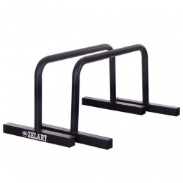 Упори для віджимань Zelart TA-2277 PUSH-UP BAR 60х35х32 см чорний Код TA-2277(Z)