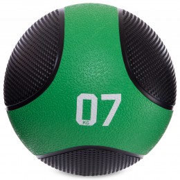 М'яч медичний медбол Zelart Medicine Ball FI-2824-7 7 кг чорний Код FI-2824-7(Z)