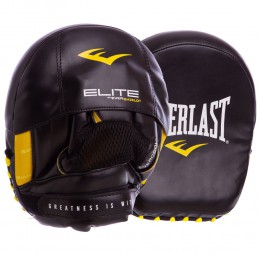 Лапа Пряма для боксу та єдиноборств EVERLAST P00001213 20x18x10см 2шт чорний Код P00001213(Z)