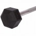 Штанга фіксована пряма гумова Record Rubber Hexagon Barbell TA-6230-10 довжина-95 см 10 кг Код(Z)