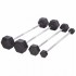 Штанга фіксована пряма гумова Record Rubber Hexagon Barbell TA-6230-10 довжина-95 см 10 кг Код(Z)