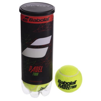 М'яч для падел тенісу BABOLAT PADEL TOUR X3 BB501063-113 3шт салатовий Код BB501063-113(Z)