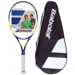 Ракетка для великого тенісу BABOLAT BB121171-17502 FLOW 105 TENNIS RACKET USEX BLU YLW, L3 блакитний Код(Z)