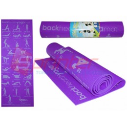 Килимок для йоги та фітнесу.YOGA-MAT.RW-6Ф