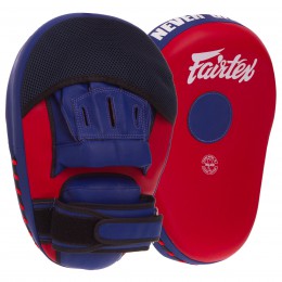 Лапа Вигнута з PU (2 шт.) FAIRTEX FMV13 (кріплення на липучці, р-р 32x21x7 см, червоний синій)