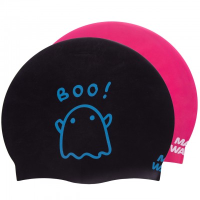 Шапочка для плавання двостороння MadWave BOO! reversible M055022 (силікон, кольори в асортименті)