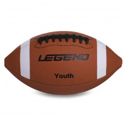 М'яч для американського футболу LEGEND FB-3286 (PU, р-р in, No7, коричневий)