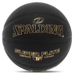 М'яч баскетбольний Composite Leather No7 SPALDING 77559Y TF SUPER FLITE (бутил, чорний)