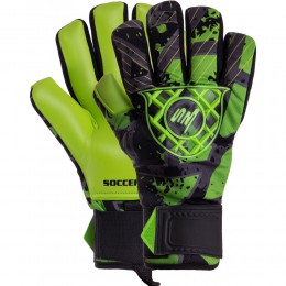 Рукавиці воротарські SOCCERMAX GK-017 розмір 8-10 зелений-чорний Код GK-017(Z)