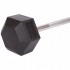 Штанга фіксована пряма гумова Record Rubber Hexagon Barbell TA-6230-25 довжина-95 см 25 кг Код(Z)