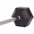 Штанга фіксована пряма гумова Record Rubber Hexagon Barbell TA-6230-25 довжина-95 см 25 кг Код(Z)