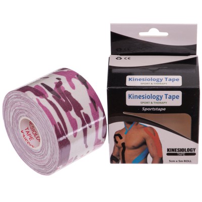 Кінезіо тейп (Kinesio tape) SP-Sport BC-0474-5 розмір 5 см х 5 м кольору в асортименті Код BC-0474-5