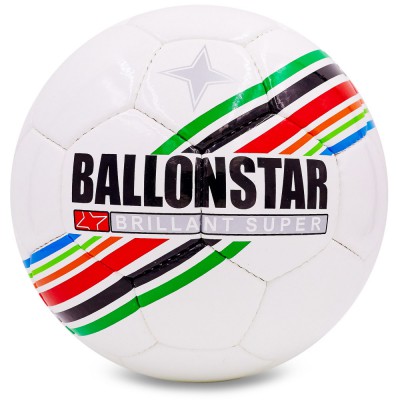 М'яч футбольний BALLONSTAR BRILLANT SUPER FB-5415-1 No5 PU Код FB-5415-1(Z)