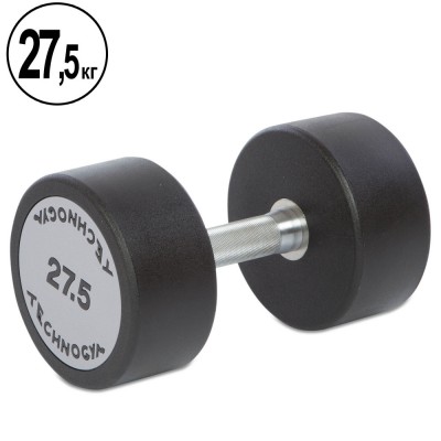 Гантель суцільна професійна TECHNOGYM TG-1834-27,5 1 шт 27,5 кг Код TG-1834-27_5(Z)