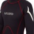 Гідрокостюм мокрого типу LEGEND PL-6511-1-5 розмір XS-XXL 5 мм чорний-червоний Код PL-6511-1-5(Z)