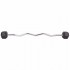 Штанга фіксована вигнута погумована Rubber Hexagon Barbell Zelart TA-6231-15 довжина-95 см 15 кг Код(Z)