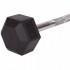 Штанга фіксована вигнута погумована Rubber Hexagon Barbell Zelart TA-6231-15 довжина-95 см 15 кг Код(Z)