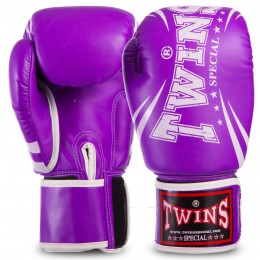 Рукавиці боксерські PU на липучці TWINS FBGVSD3-TW6 (р-р 10-16oz, кольори в асортименті) FBGVS3-TW6