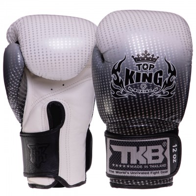 Рукавиці боксерські шкіряні на липучці TOP KING Super Star TKBGSS-01 (р-р 8-18oz, кольори в асортименті)