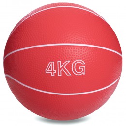 М'яч медичний медбол Record Medicine Ball SC-8407-4 4 кг кольору в асортименті Код SC-8407-4(Z)