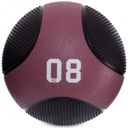 М'яч медичний медбол Zelart Medicine Ball FI-2824-8 8 кг чорний Код FI-2824-8(Z)