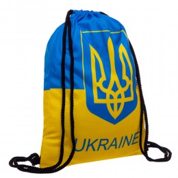 Рюкзак-мішок SP-Sport UKRAINE GA-4433-UKR жовтий-блакитний Код GA-4433-UKR(Z)