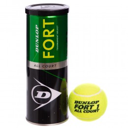 М'яч для великого тенісу DUNLOP FORT TOURminT SELECT DL601315 3шт салатовий Код DL601315