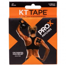 Кінезіотейп (Kinesio tape) KTTP PRO X STRIP 15 шт чорний Код XSTRIP(Z)