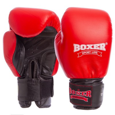 Рукавиці боксерські професійні ФБУ BOXER шкіряні BO-2001 Profi (р-р 10-12oz, кольори в асортименті)