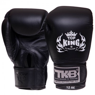 Рукавиці боксерські шкіряні на липучці TOP KING Ultimate TKBGUV (р-р 8-18oz, кольори в асортименті)