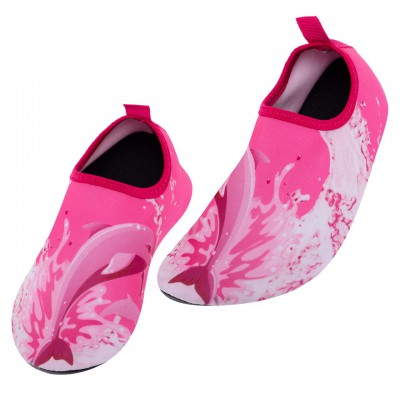 Взуття Skin Shoes дитяче SP-Sport Дельфін PL-6963-P розмір M-2XL-28-35 довжина стопи 17-21 см (неопрен, рожевий)