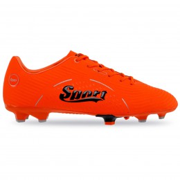 Бутси футбольне взуття SPORT SG-301041-3 R.ORANGE/BLACK/SILVER розмір 40-45 (верх-PU, підошва-термополіуретан