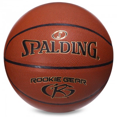 М'яч баскетбольний Composite Leather No5 SPALDING 76950Y ROOKIE GEAR (бутил, жовтогарячий)