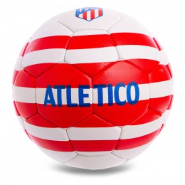 М'яч футбольний No5 Гриппі 5слів. MATSA ATLETICO MADRID FB-0587 (No5, 5 см, пошитий вручну)