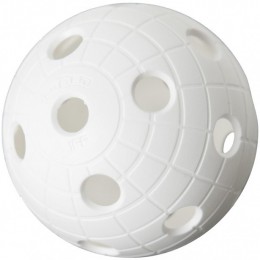 Професійний м'яч для флорбола Unihoc Crater (білий колір)