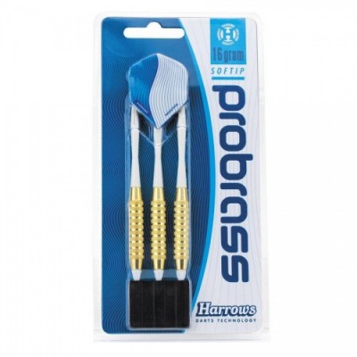 Дротики для дартсу Harrows PRO BRASS Softip 18 грамів