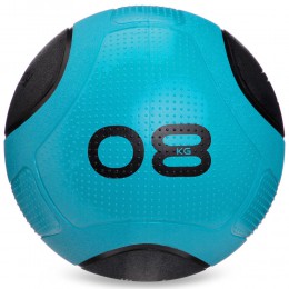 М'яч медичний медбол Zelart Medicine Ball FI-2620-8 8 кг синій-чорний Код FI-2620-8(Z)