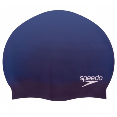 Шапочка для плавання SPEEDO PLAIN FLAT SILICONE CAP 8709910011 темно-синій Код 8709910011(Z)