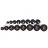 Штанга фіксована вигнута прогумована Zelart Rubber Coated Barbell TA-2687-10 довжина-95 см 10 кг Код(Z)