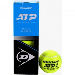 М'ячі на тенісу Dunlop ATP PRESSURELESS 3ball (3шт.) 601400