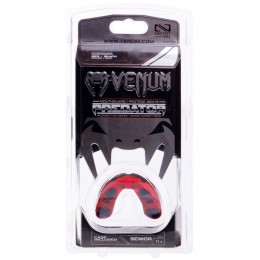 Капа боксерська одностороння (одночастинна) VENUM PREDATOR HK-VN2046 RED/BLACK (термопластик,