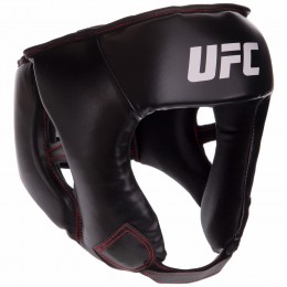 Шолом боксерський відкритий PU UFC UBCF-75182 YOUTH (р-р d-26x24,5см, чорний)