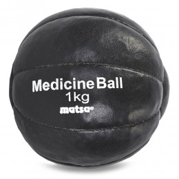 М'яч медичний медбол MATSA Medicine Ball ME-0241-1 1 кг чорний Код ME-0241-1(Z)