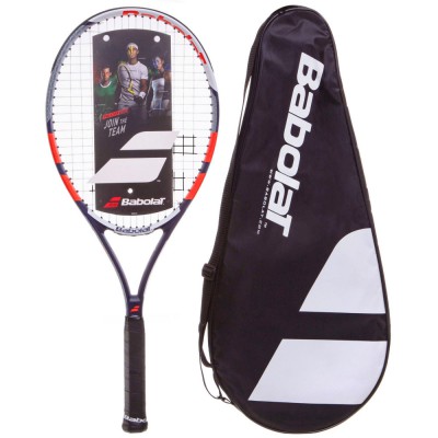 Ракетка для великого тенісу BABOLAT BB121200-30501 PULSION 105, L2 чорний-жовтогарячий Код BB121200-30501(Z)