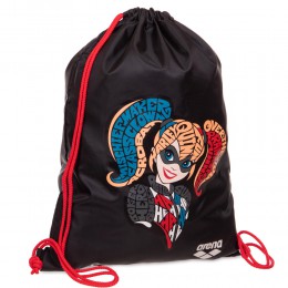 Рюкзак-мішок ARENA SUPER HERO FAST SWIMBAG HARLEY QUINN AR001537 чорний Код AR001537-507(Z)