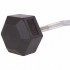 Штанга фіксована вигнута погумована Rubber Hexagon Barbell Zelart TA-6231-35 довжина-95 см 35 кг Код(Z)